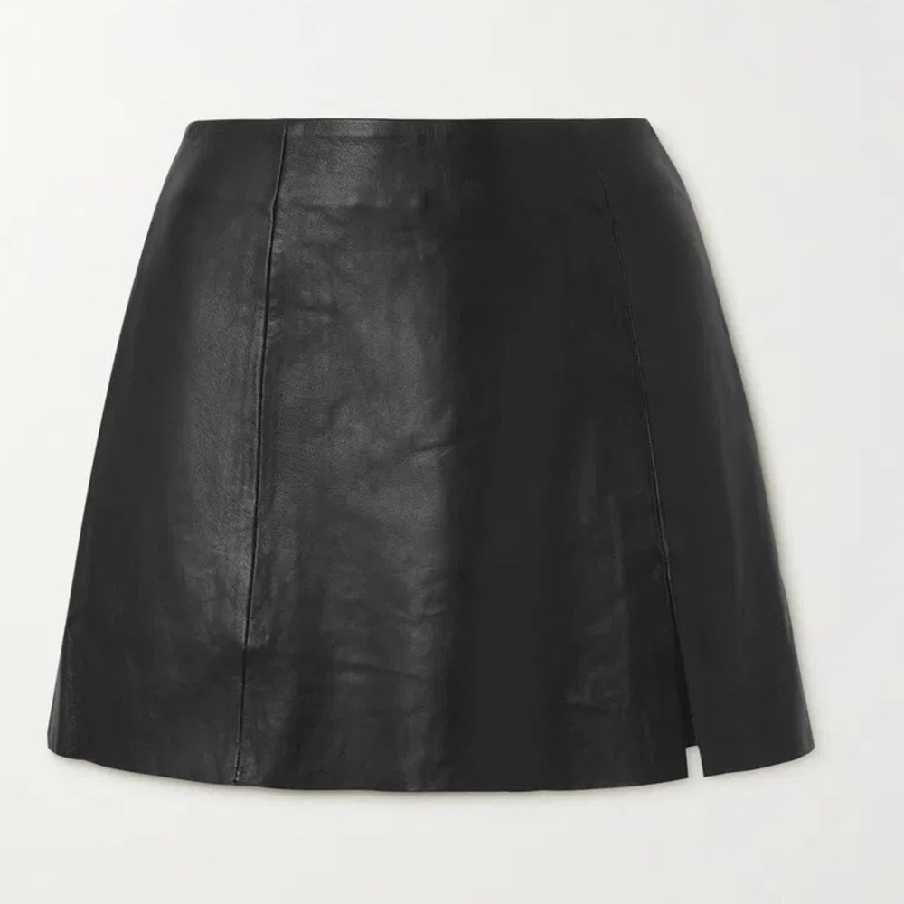 ⭐️ Reformation | Veda Margie Sheep Leather Mini Skirt